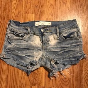 Distressed Jean Shorts